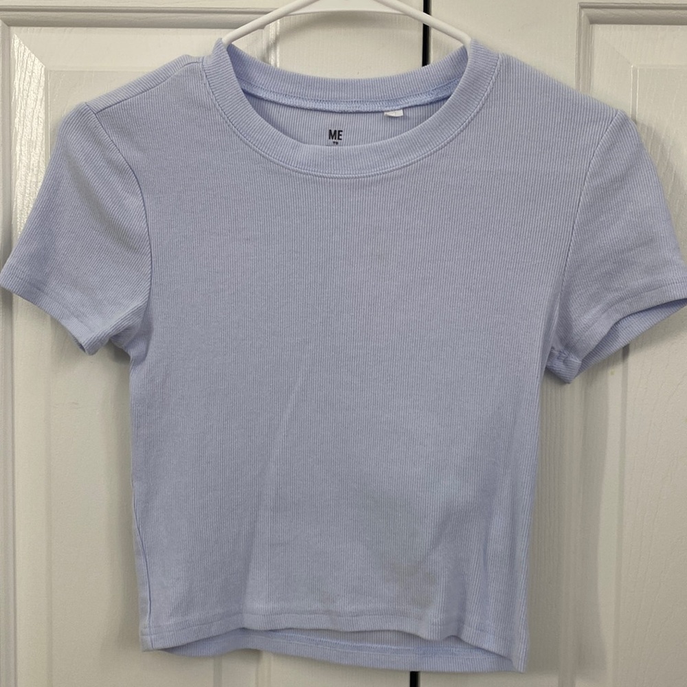 me to we periwinkle tshirt
